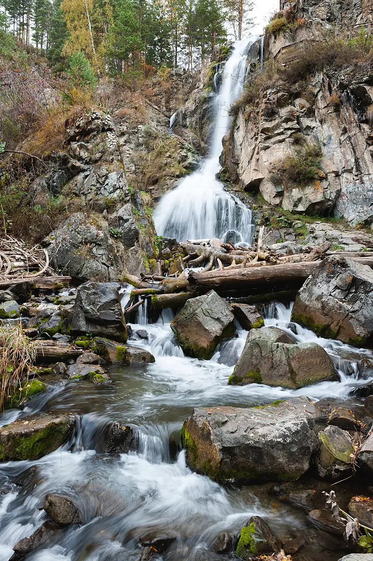 Камышлинский водопад в сентябре
