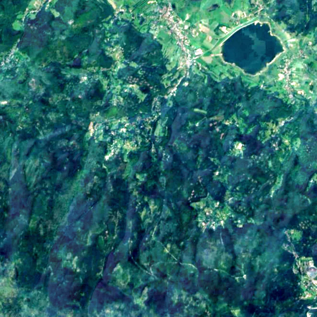 Kaskada Myi seen from above (Sentinel-2)