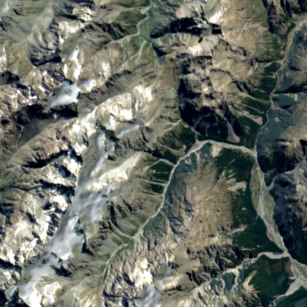 Kilmarnock Falls seen from above (Sentinel-2)