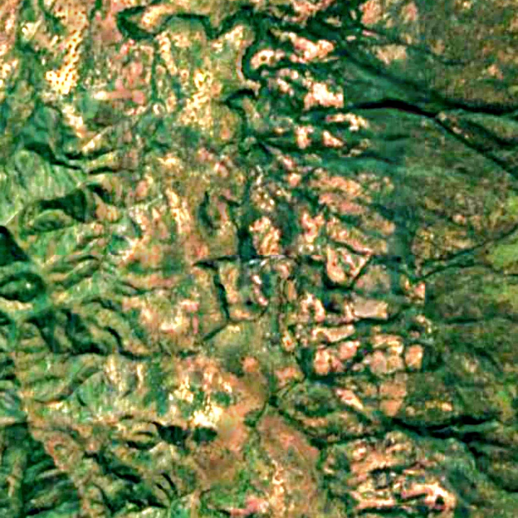 Kimani Falls seen from above (Sentinel-2)