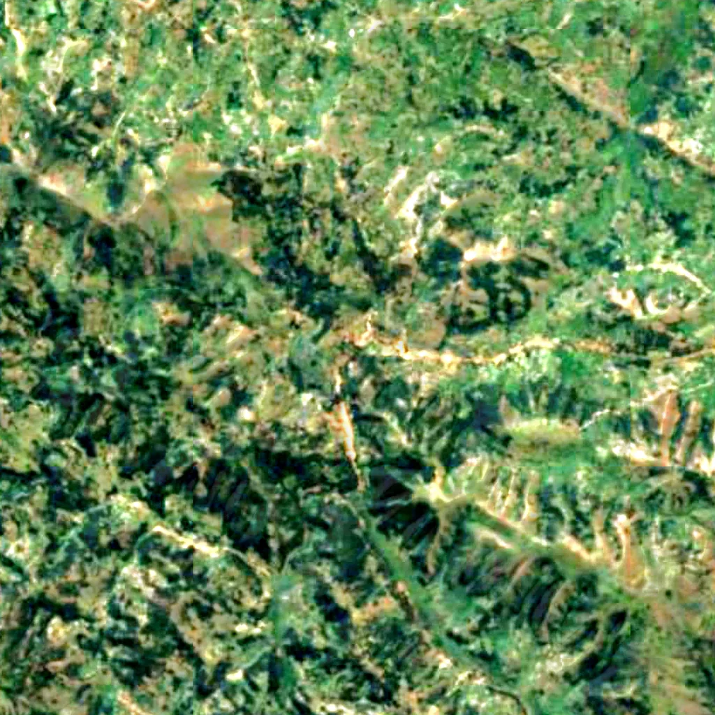 Kisiizi Falls seen from above (Sentinel-2)