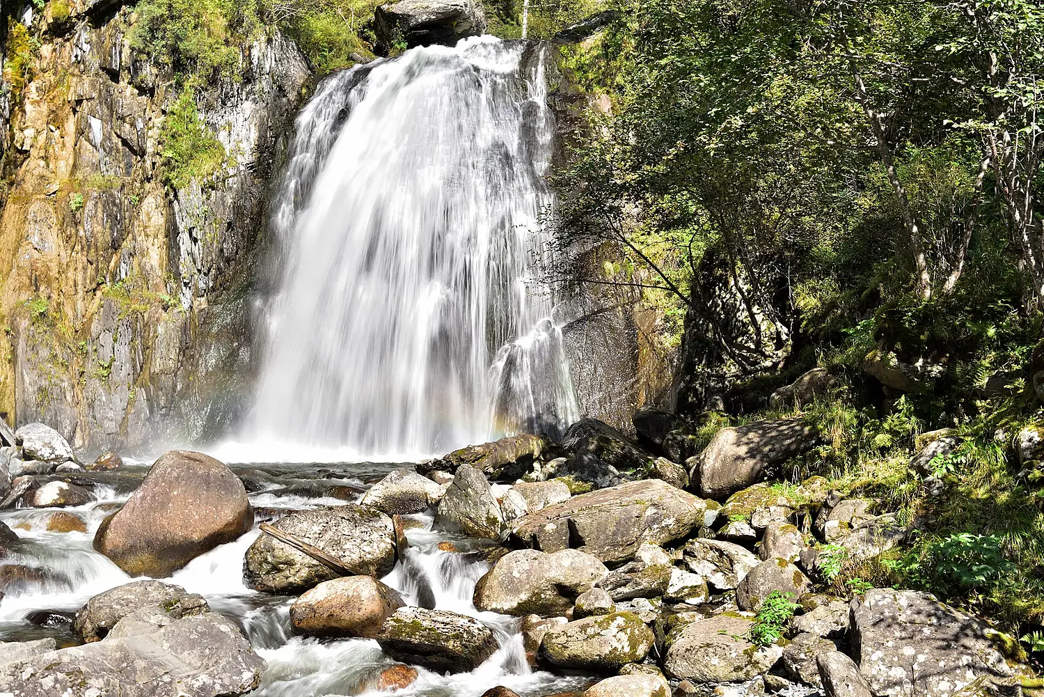 The Korbu Waterfall