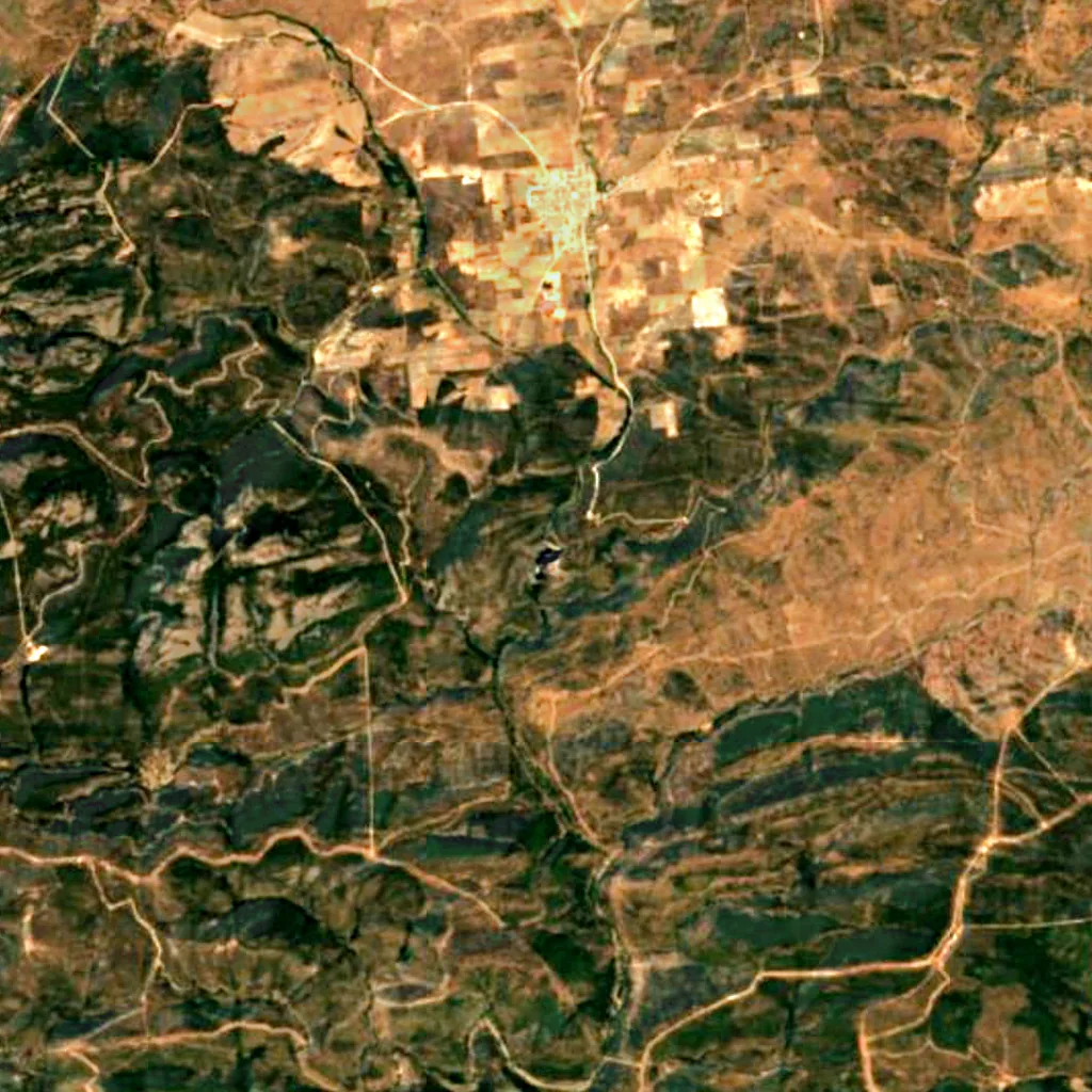 La Cimbarra seen from above (Sentinel-2)