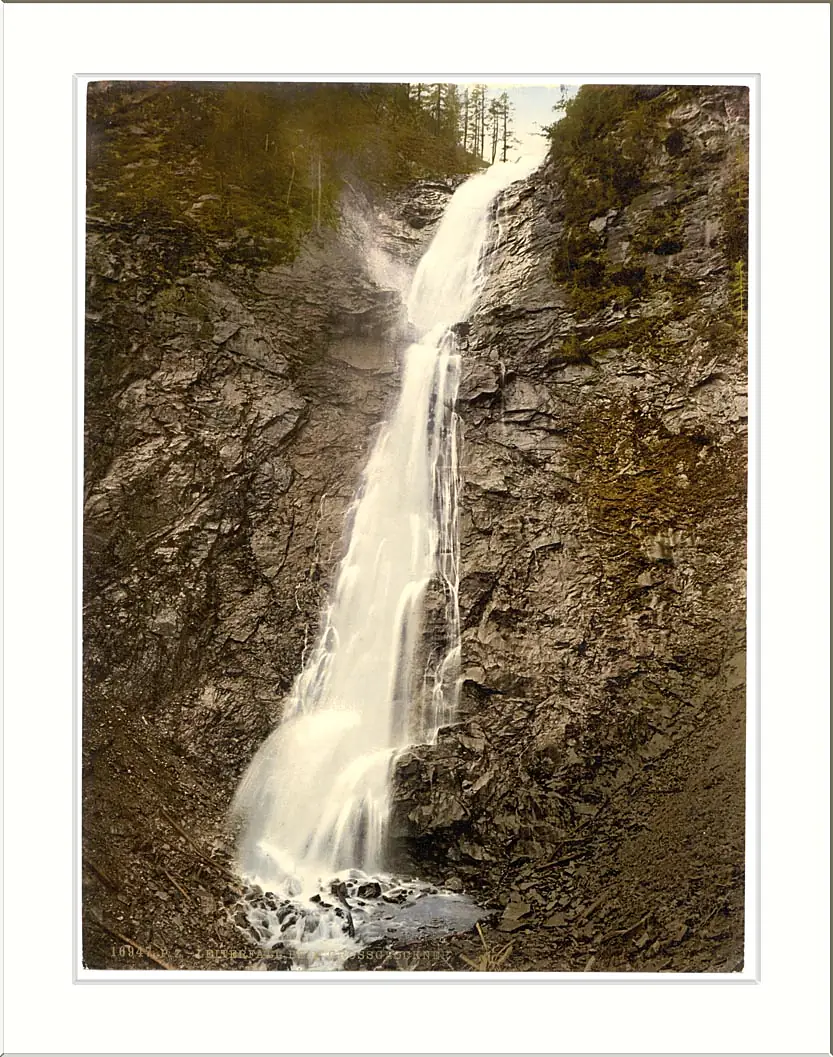 Leiterfall (i.e. Leiter-Tal) Carinthia Austro-Hungary