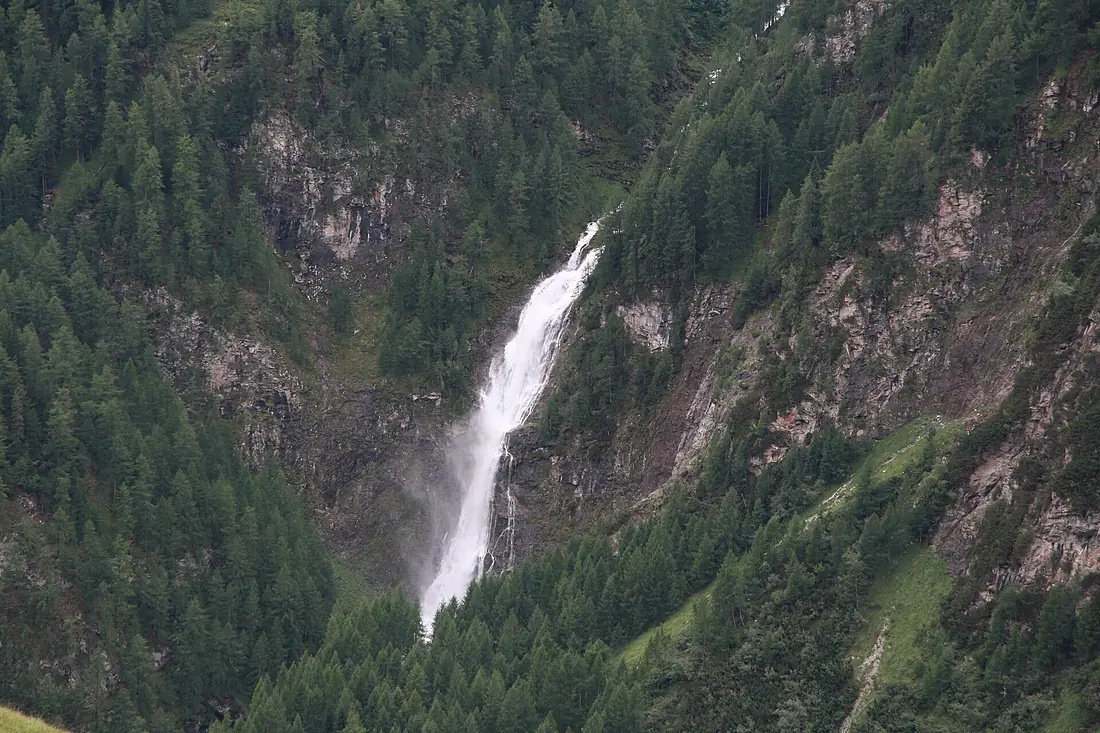 Leiterbach waterfall near Trogalm, Kärtnen, Austria