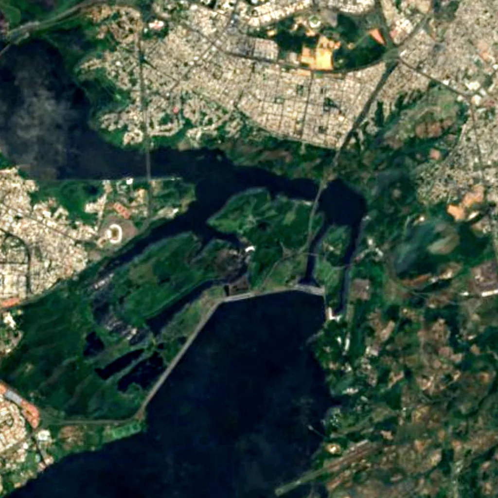 Llovizna Falls seen from above (Sentinel-2)