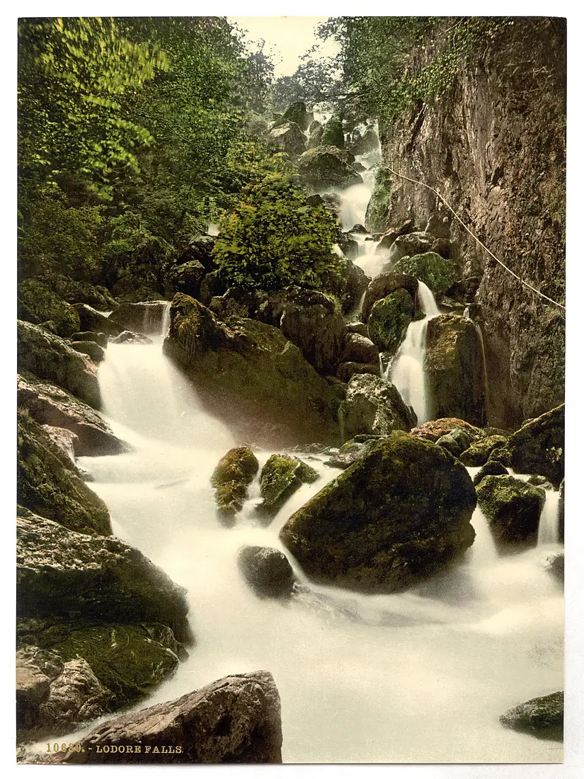 Derwentwater, Lodore Falls, Lake District, England-LCCN2002696855