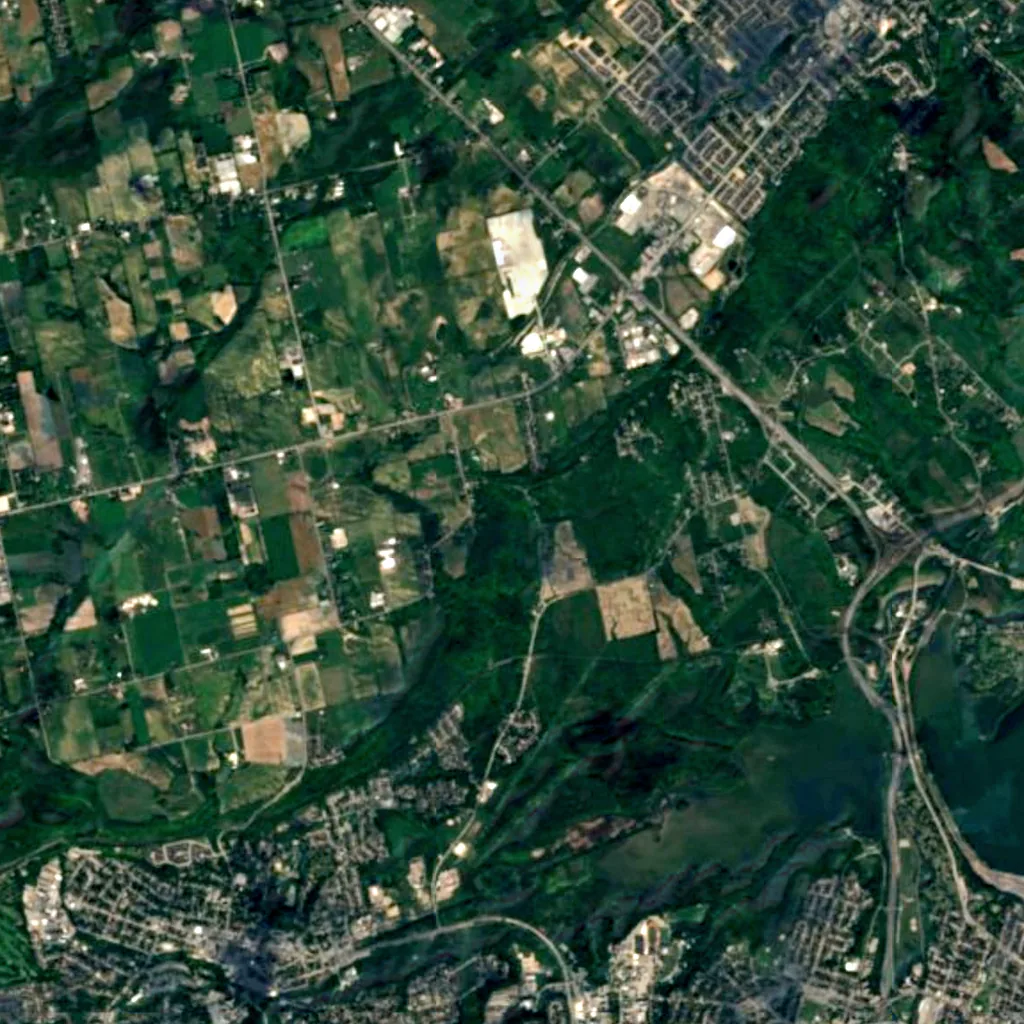 Lower Hopkins Cascade seen from above (Sentinel-2)