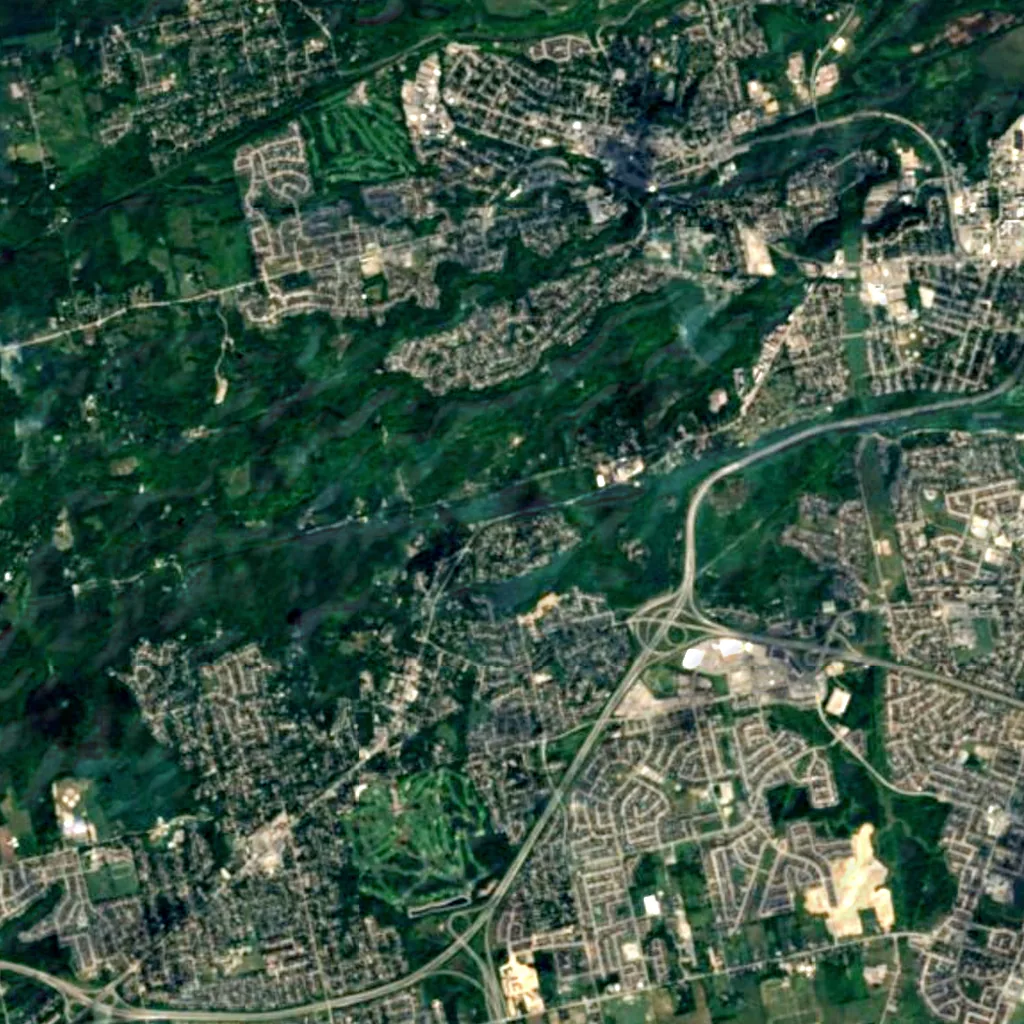 Lower Little Falls seen from above (Sentinel-2)