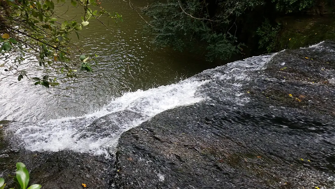 Lucas Creek Waterfall from above