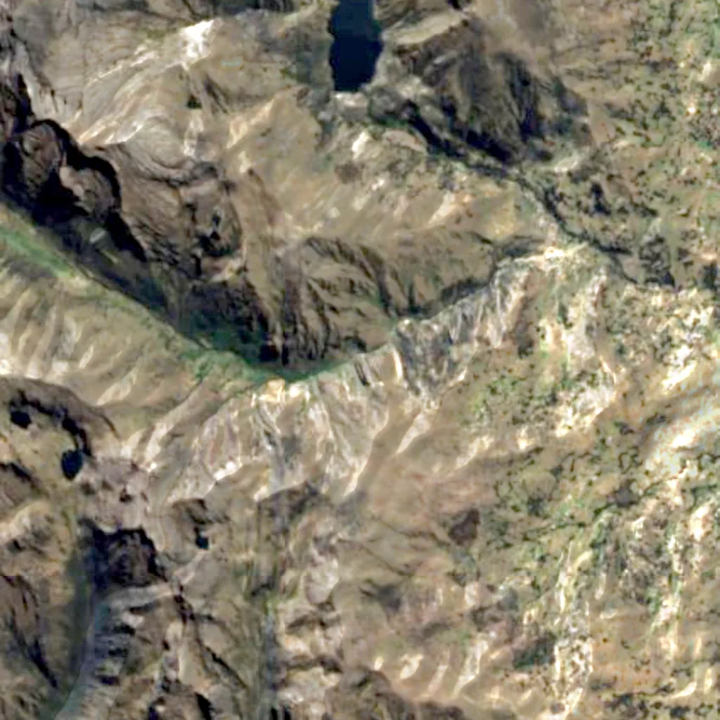 Maria Jiray Falls seen from above (Sentinel-2)