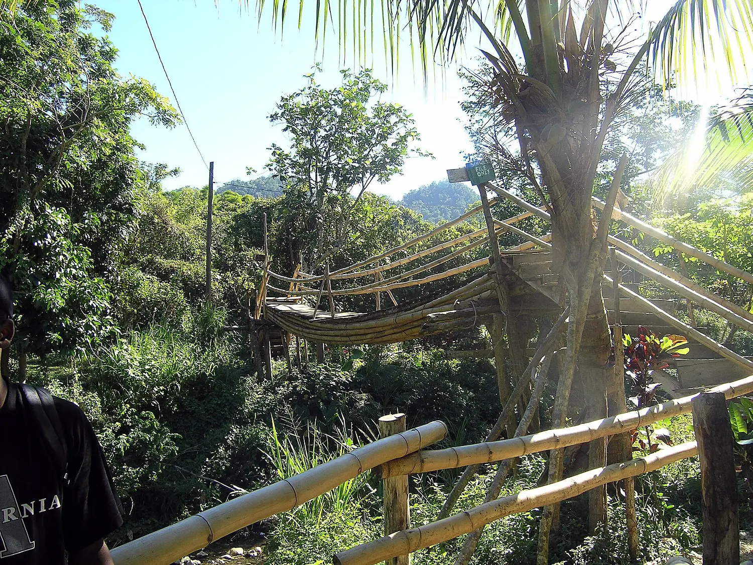 P1220021-The rope bridge at The River Walk