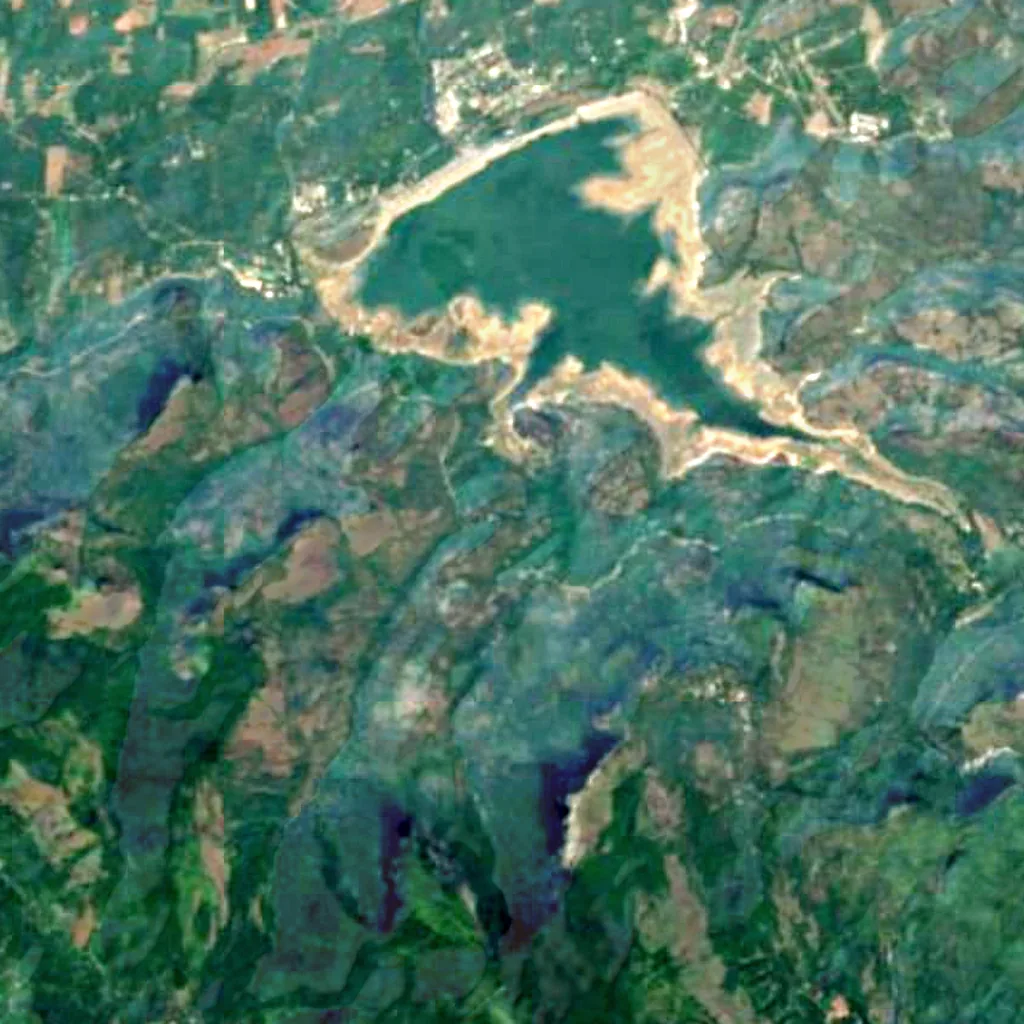 Monkey Falls seen from above (Sentinel-2)