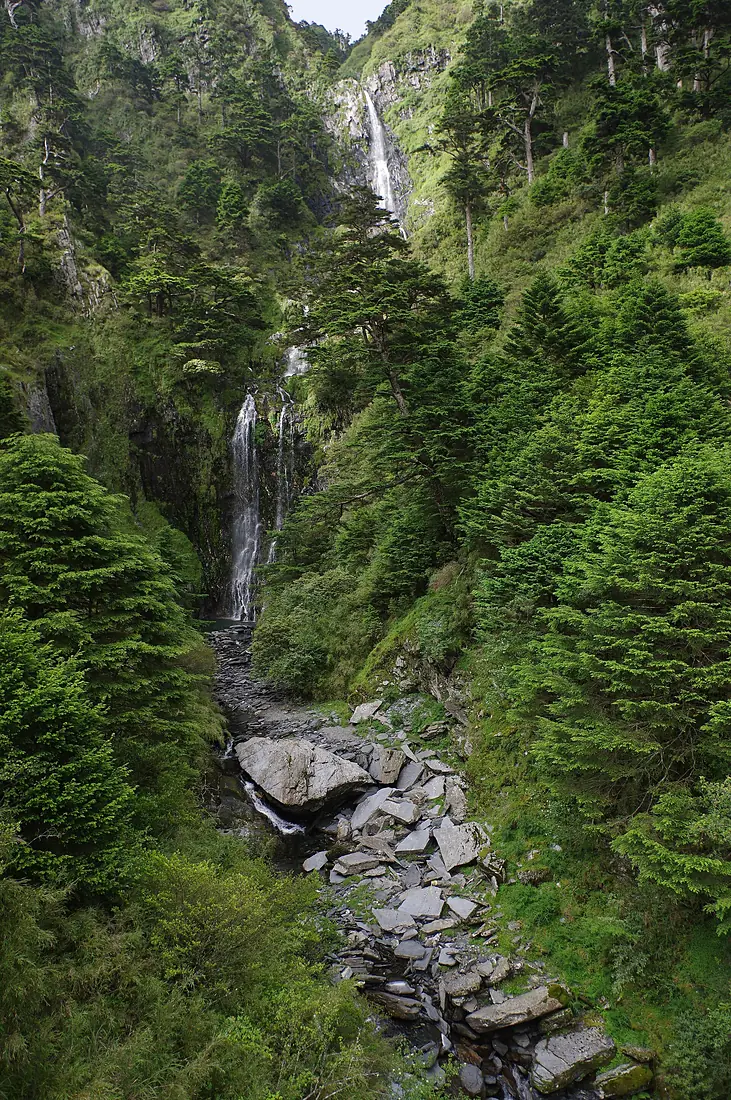 Nenggao Waterfall in the forest