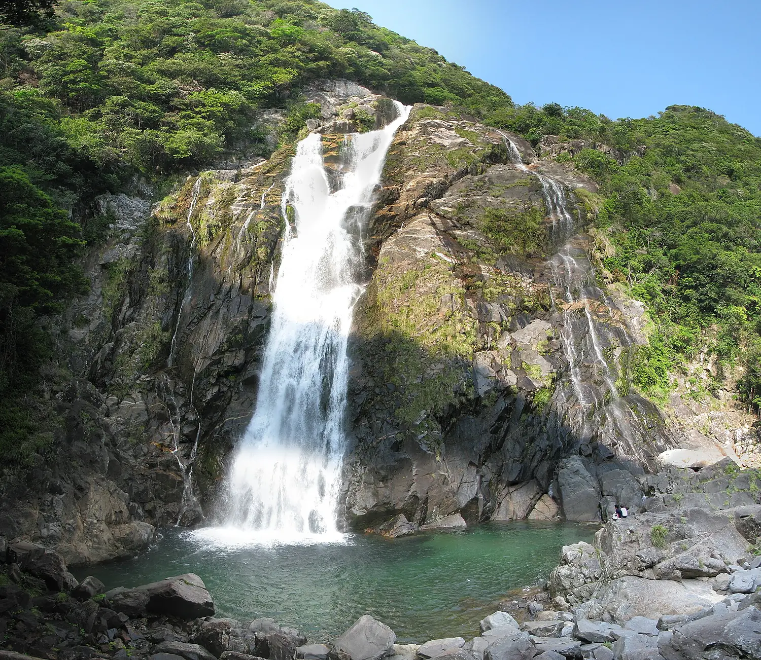 Oko no Taki fall Yakushima Panorama