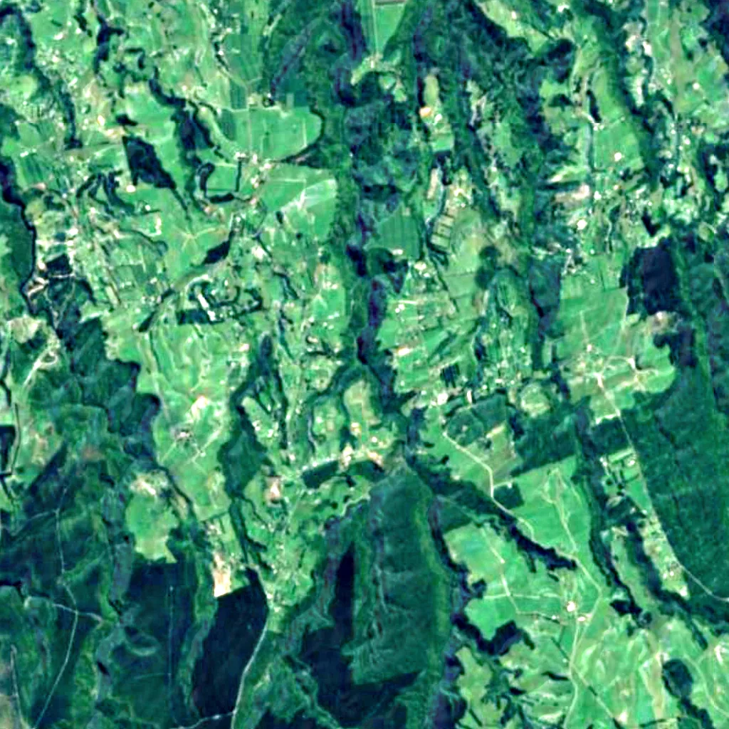 Omanawa Falls seen from above (Sentinel-2)