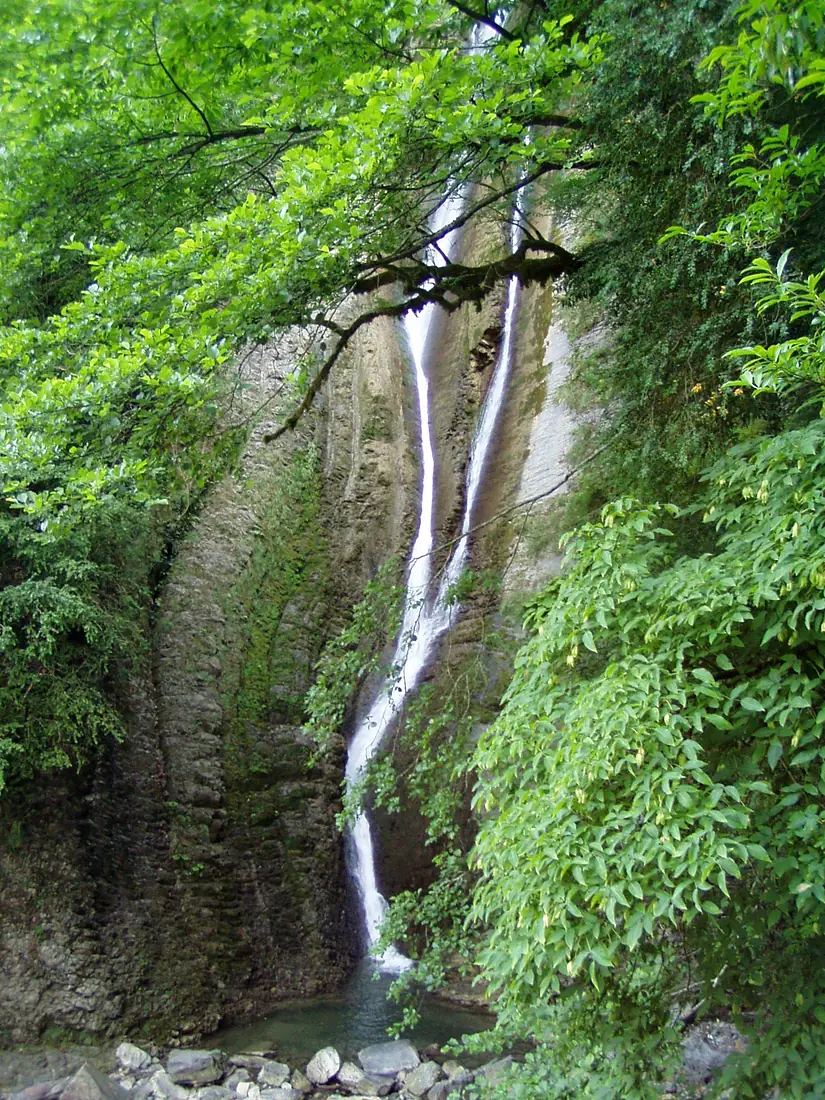 Orekhovsky waterfall in Sochi