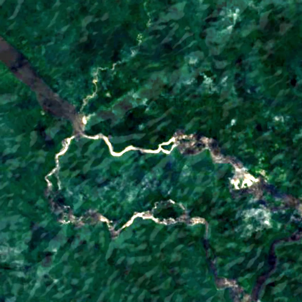 Para Falls seen from above (Sentinel-2)