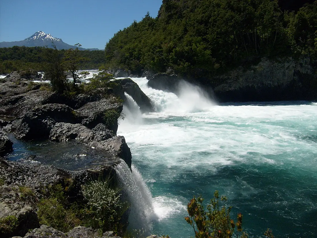 Cascada de los saltos del Petrohue