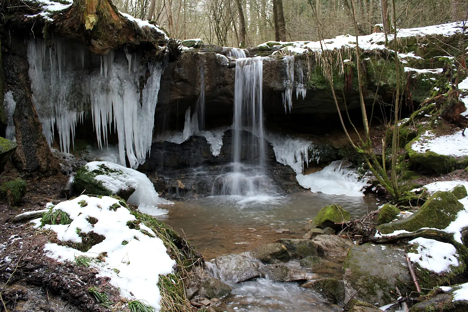 Pfersag Wasserfall Februar 2011