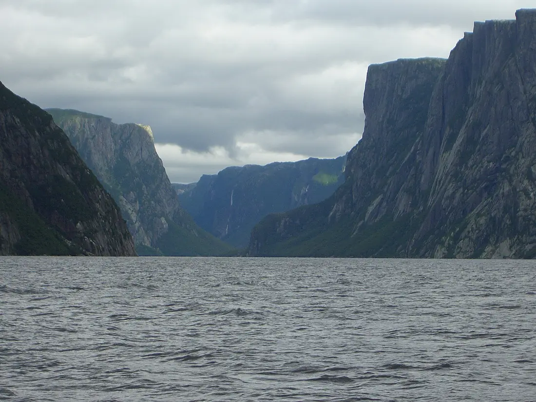 Western Brook Pond Gros Morne National Park Newfoundland CANADA