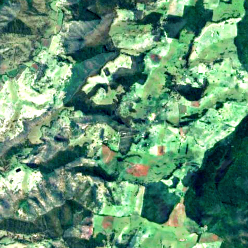 Queen Mary Falls seen from above (Sentinel-2)