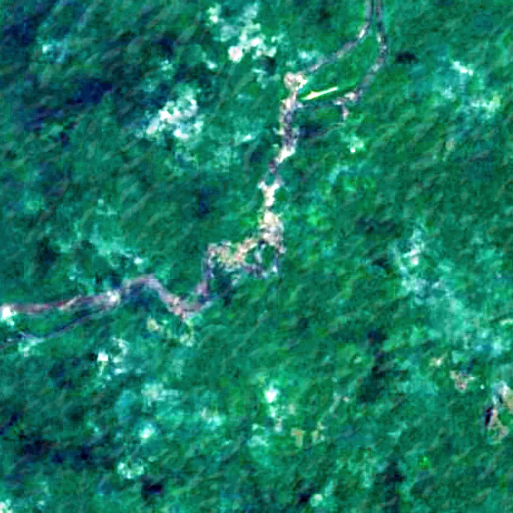 Raleigh Vallen seen from above (Sentinel-2)