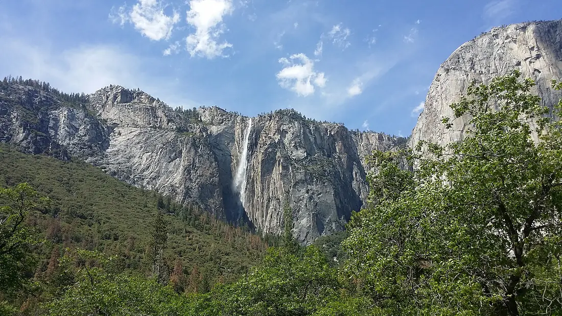 Ribbon Falls in Spring - 2016