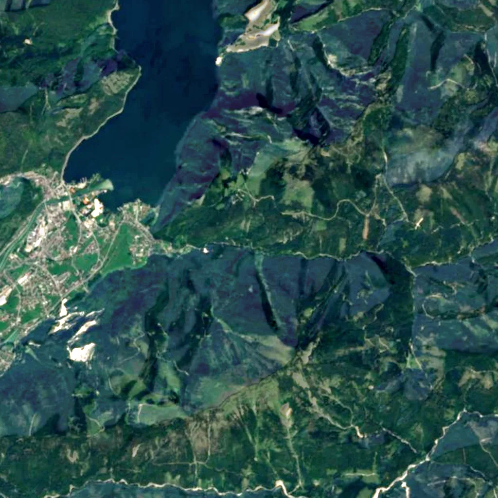 Rindbachfälle seen from above (Sentinel-2)