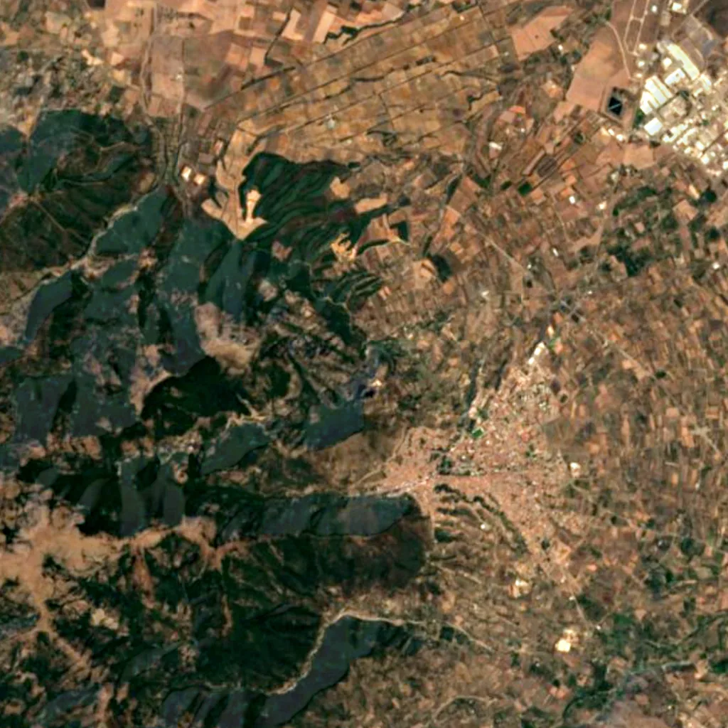 Sa Spendula seen from above (Sentinel-2)