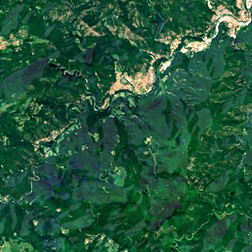 Salt de la Maria Valenta seen from above (Sentinel-2)