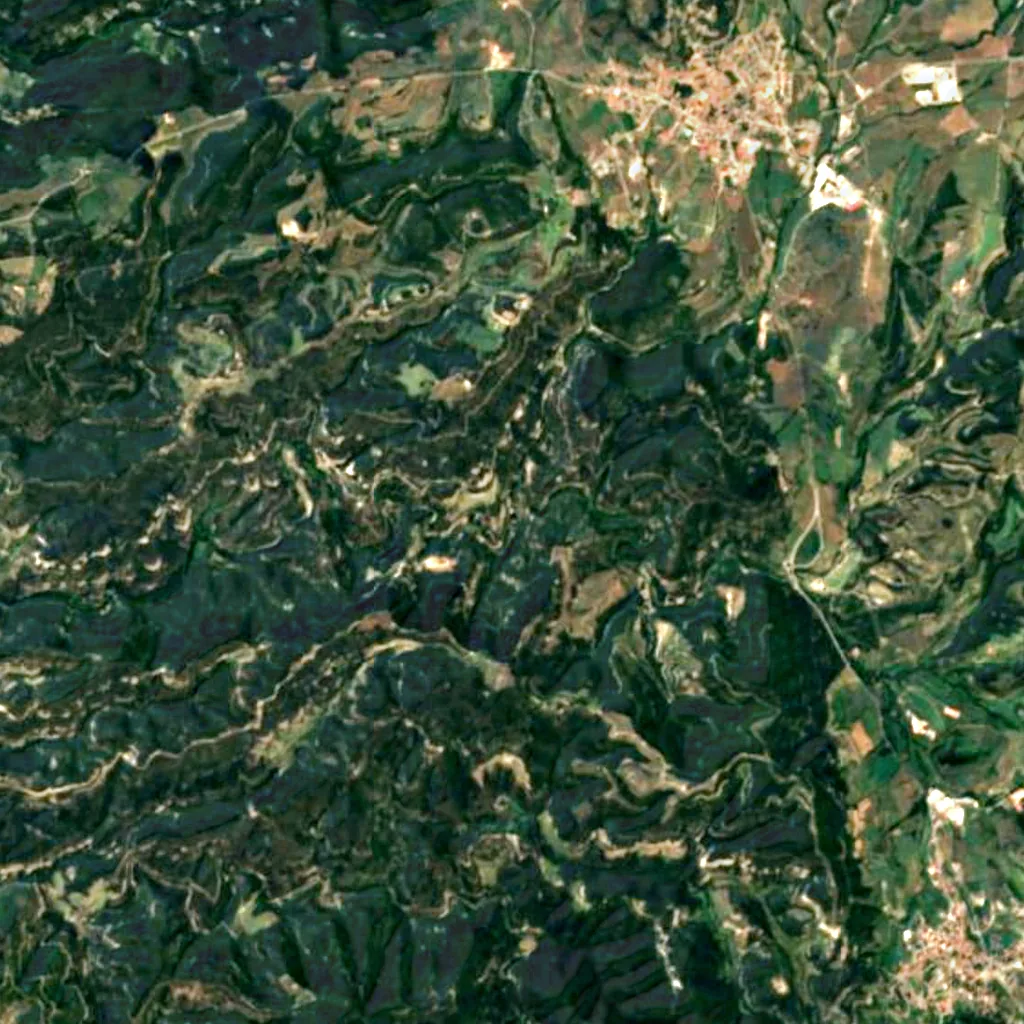 Salt de la Tosca seen from above (Sentinel-2)