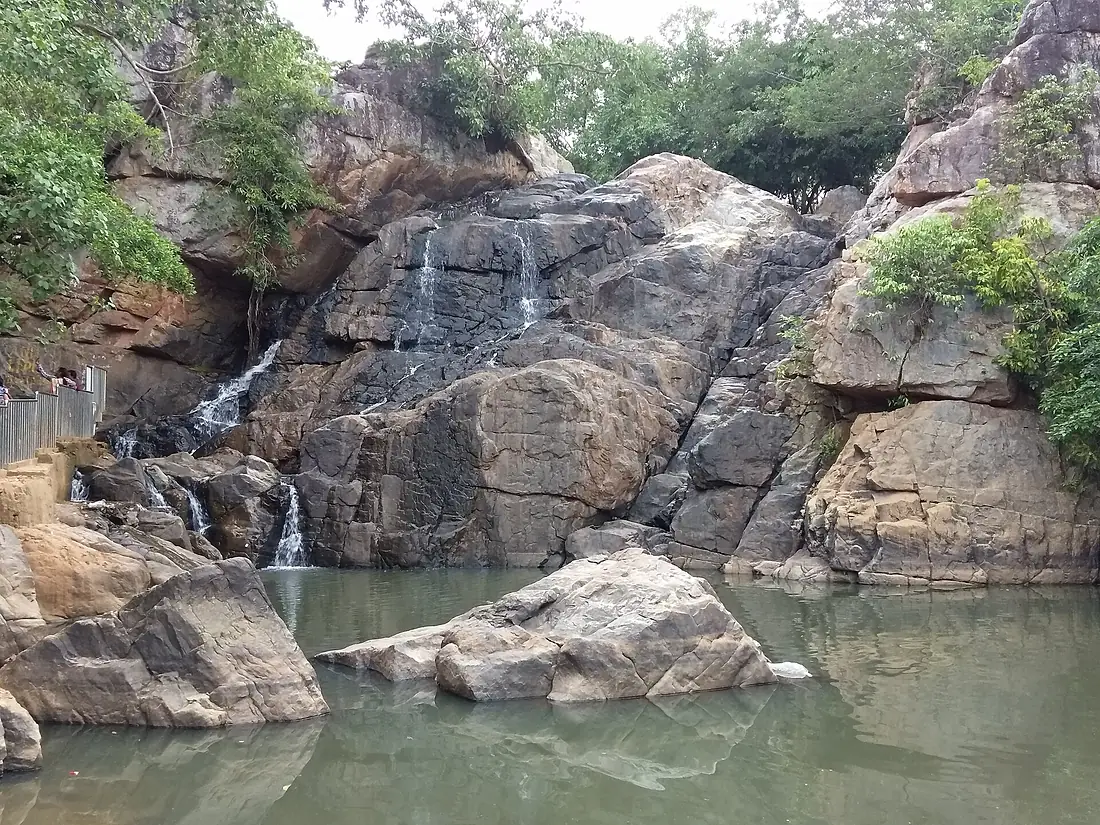 Sana Ghagara Waterfall in the Summer