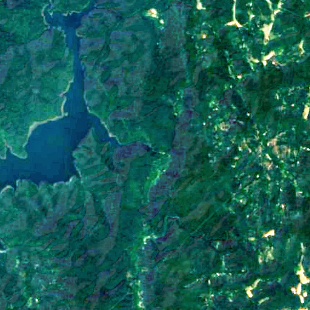 Sathodi Falls seen from above (Sentinel-2)