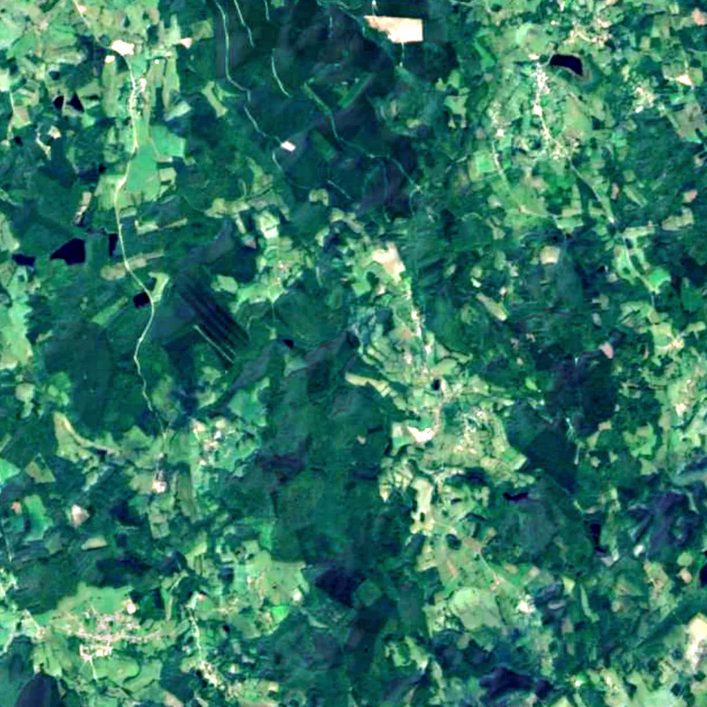 Saut de Gouloux seen from above (Sentinel-2)