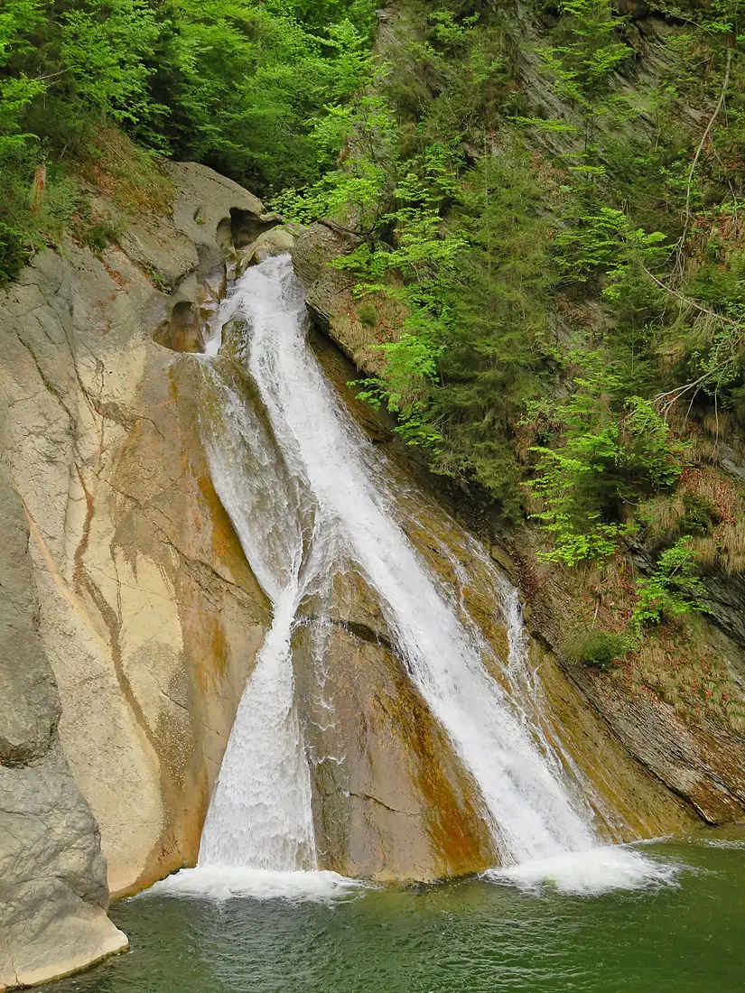 Schleierfälle in der Starzlachklamm NE von Sonthofen