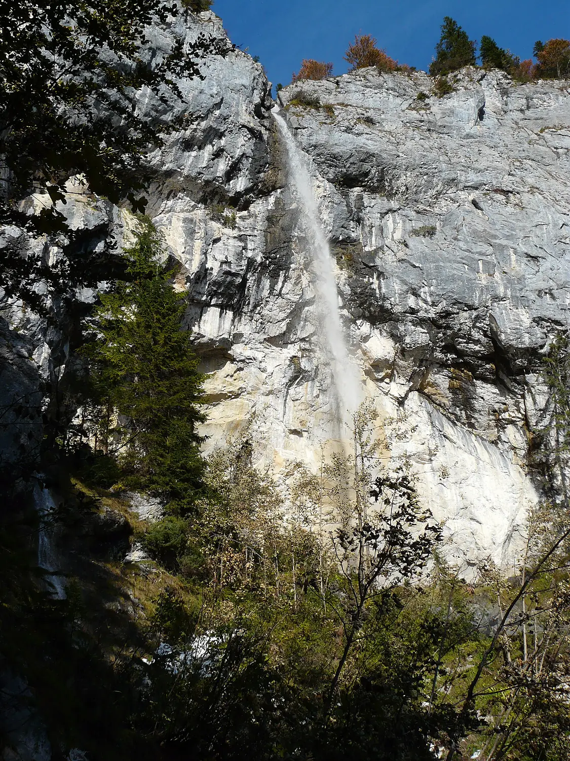 Schleierwasserfall wilder kaiser