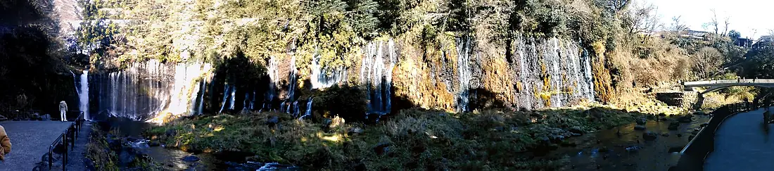 Shiraito Falls - Panoramic photo