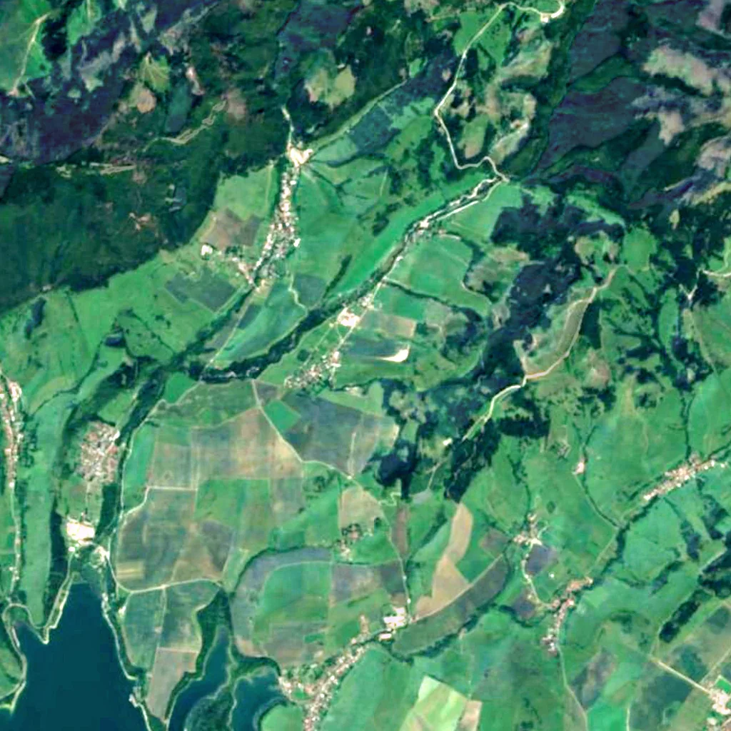 Siklawica seen from above (Sentinel-2)