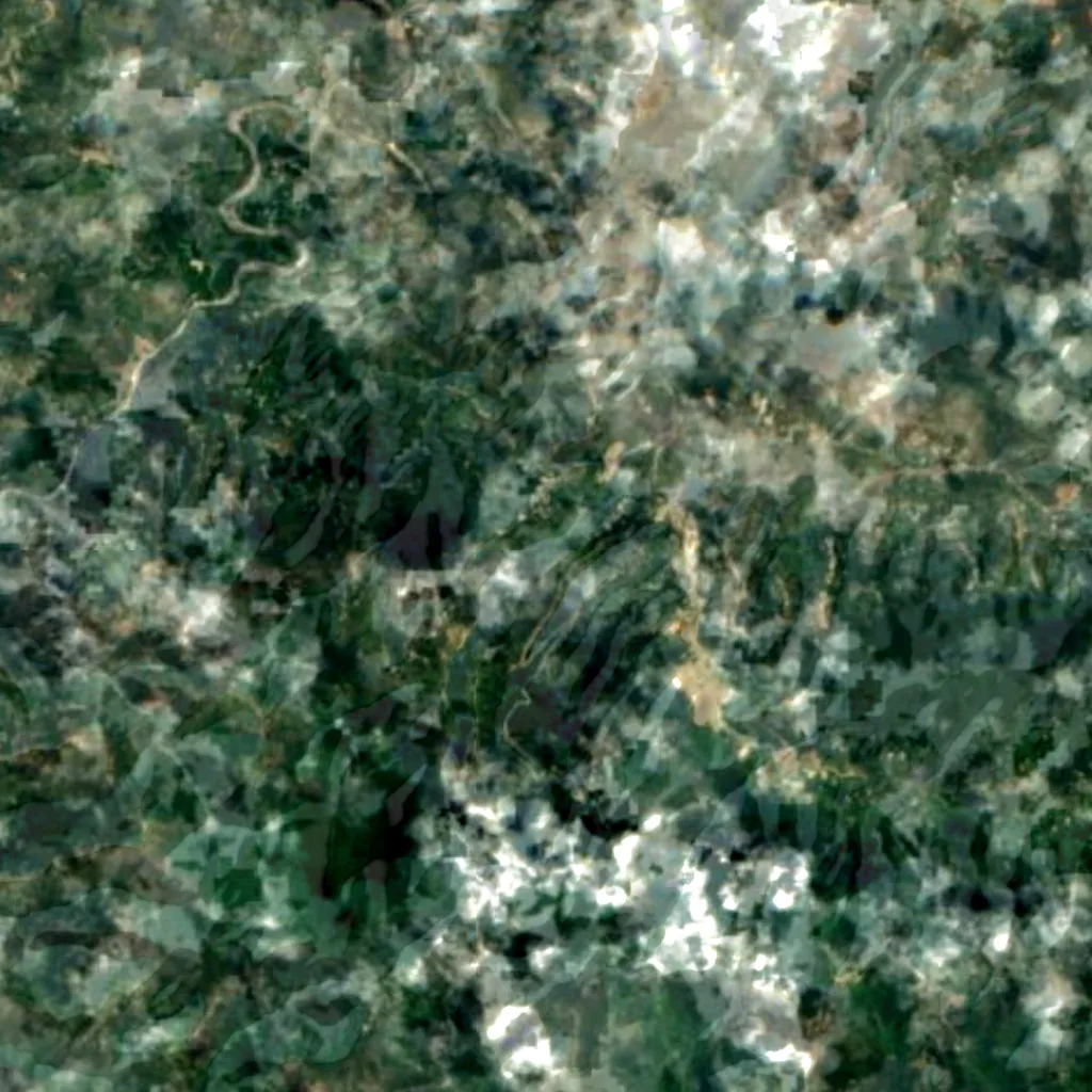 Simba waterfall seen from above (Sentinel-2)