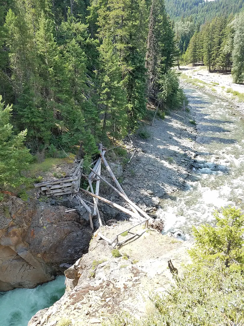 Old Similkameen Falls Bridge Footings