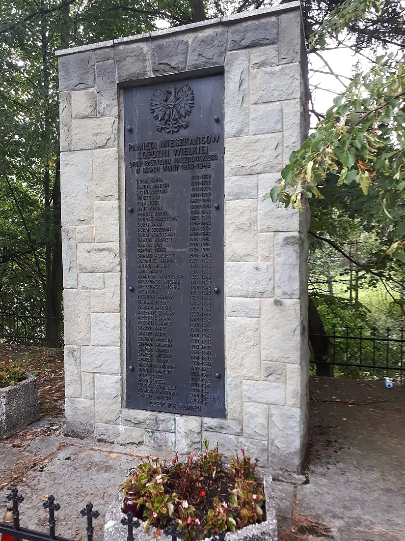Sopotnia Wielka monument