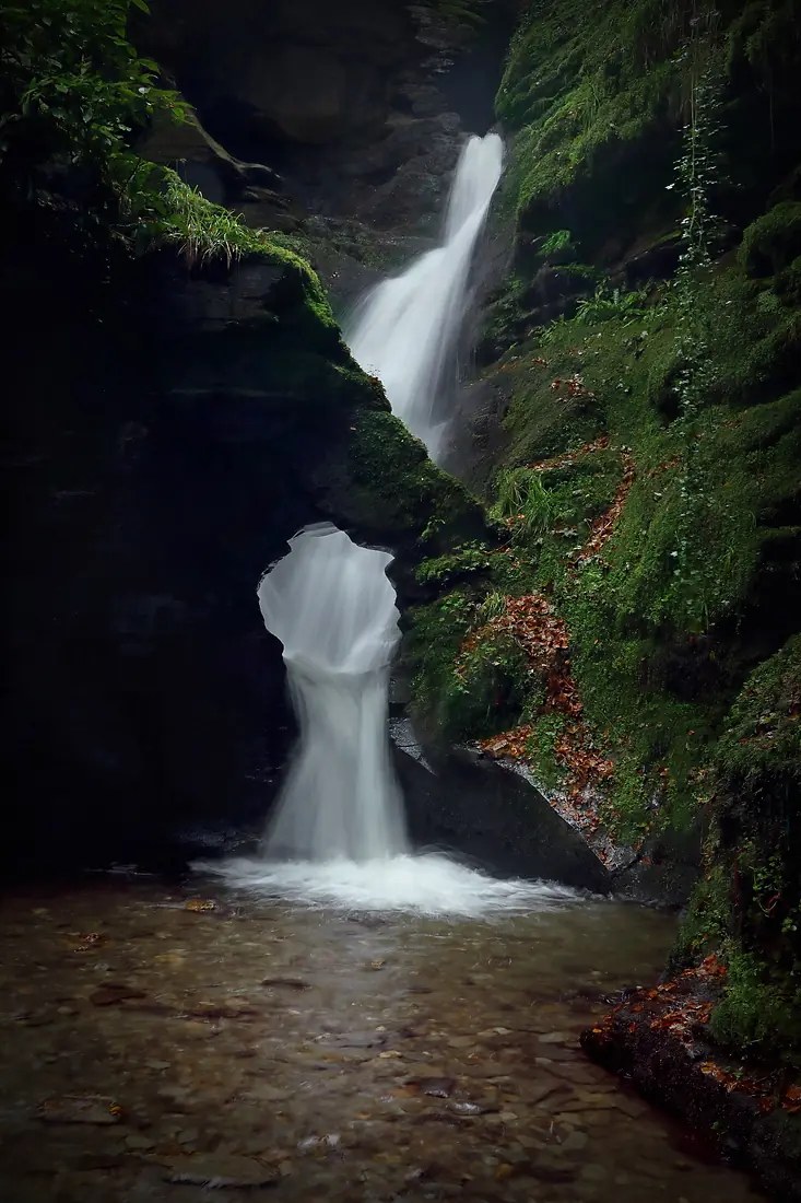 Waterfall Through a Natural Archway
