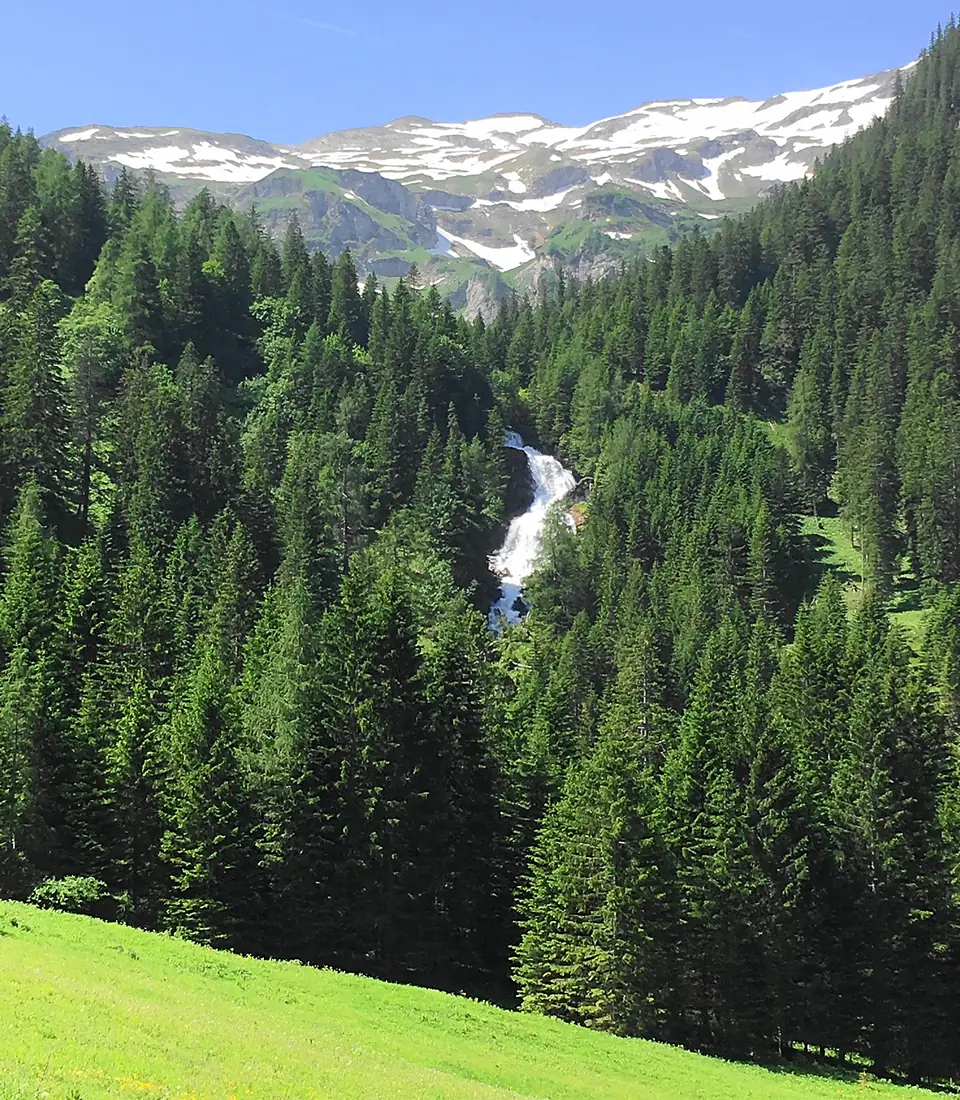 Naturdenkmal Stüberfall, Nenzinger Himmel (1367 m ü.M.), Bezirk Bludenz, Vorarlberg