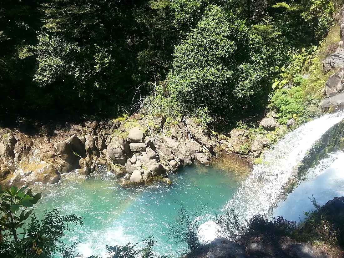 Tawhai Falls from above, Jan 2014