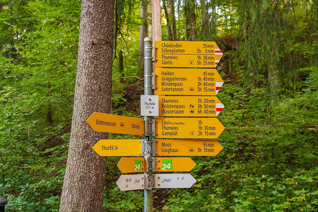 Thurwasserfälle Infotafel 1