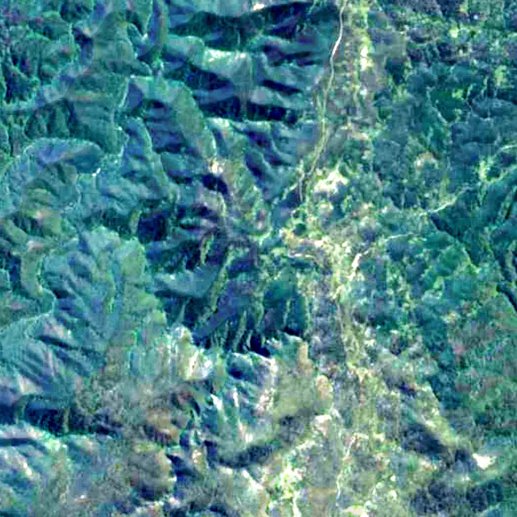 Tin Mine Falls seen from above (Sentinel-2)