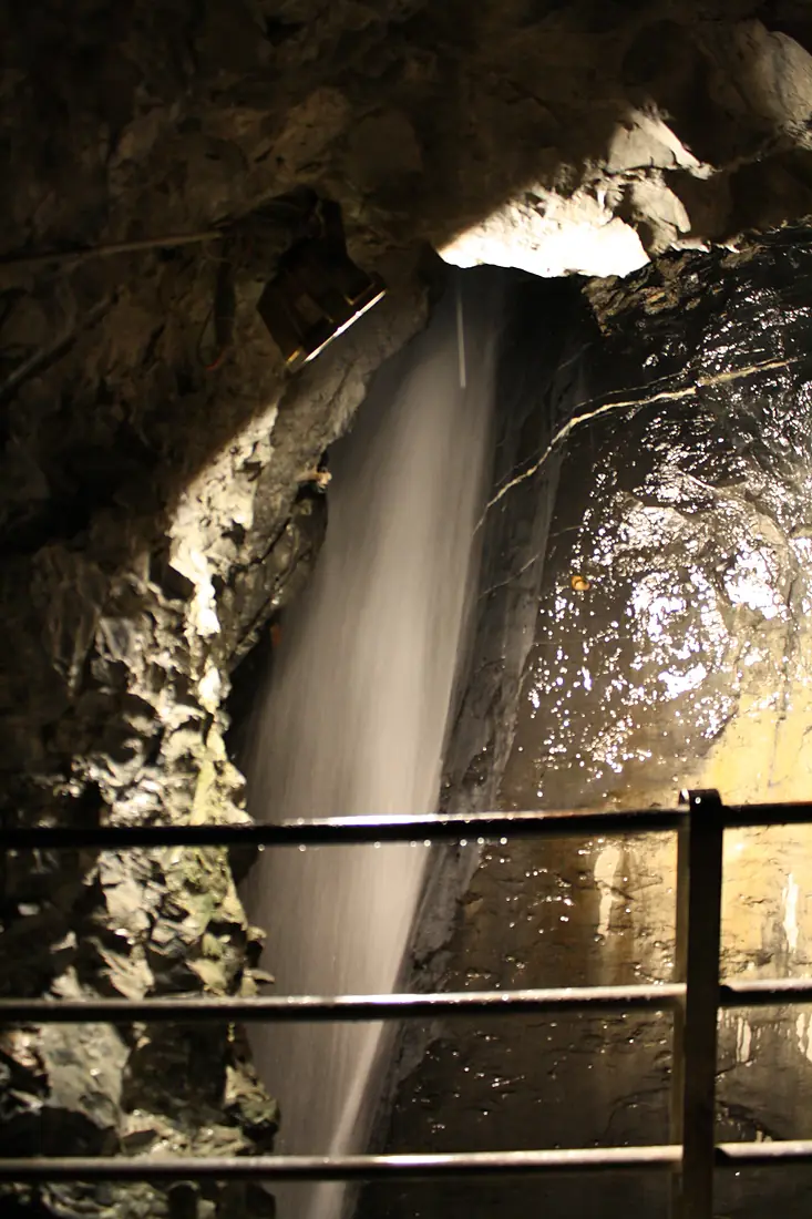 Inside Trümmelbach Falls