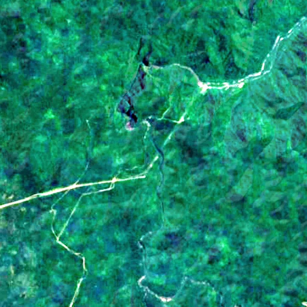 Tully Falls seen from above (Sentinel-2)