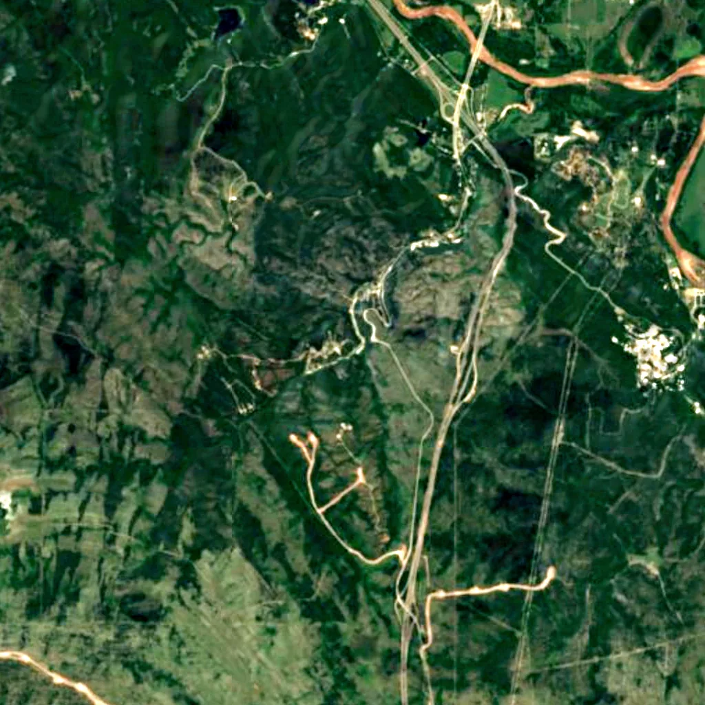 Turner Falls seen from above (Sentinel-2)